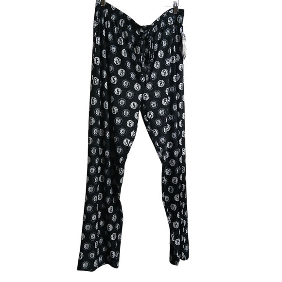 NBA Other - Brooklyn Nets Concepts Sport lMen Print Pajamas Pants Black White Size 2XL NWT